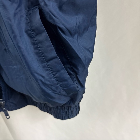 New York Yankees Blue White Starter Jacket Windbreaker Large YOUTH Boys Vintage - Picture 7 of 11